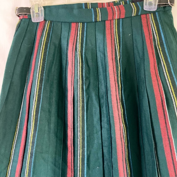 VNTG DEANS  of Scotland 100% pure new wool Tartan plaid skirt  SZ  10 - Picture 3 of 8